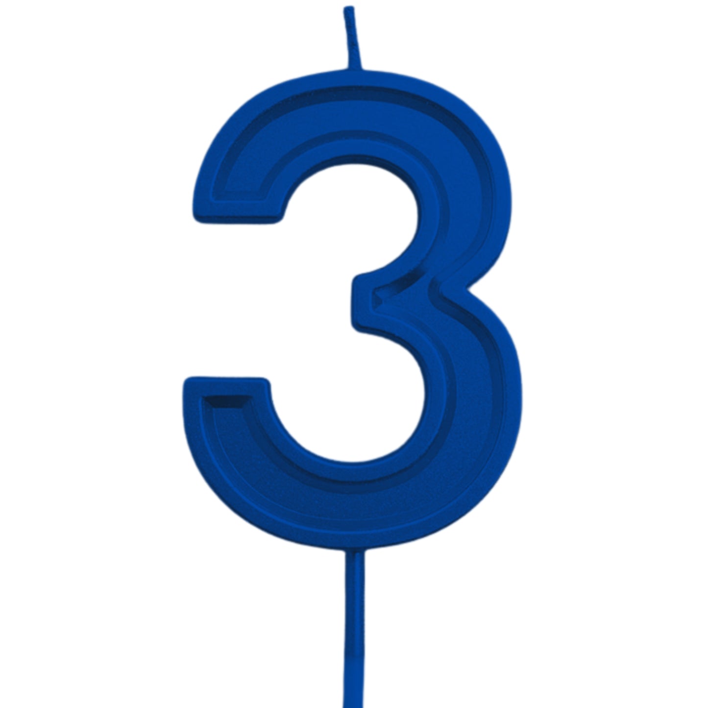 Blue Number Candles – Available in All Digits for Birthdays & Celebrations