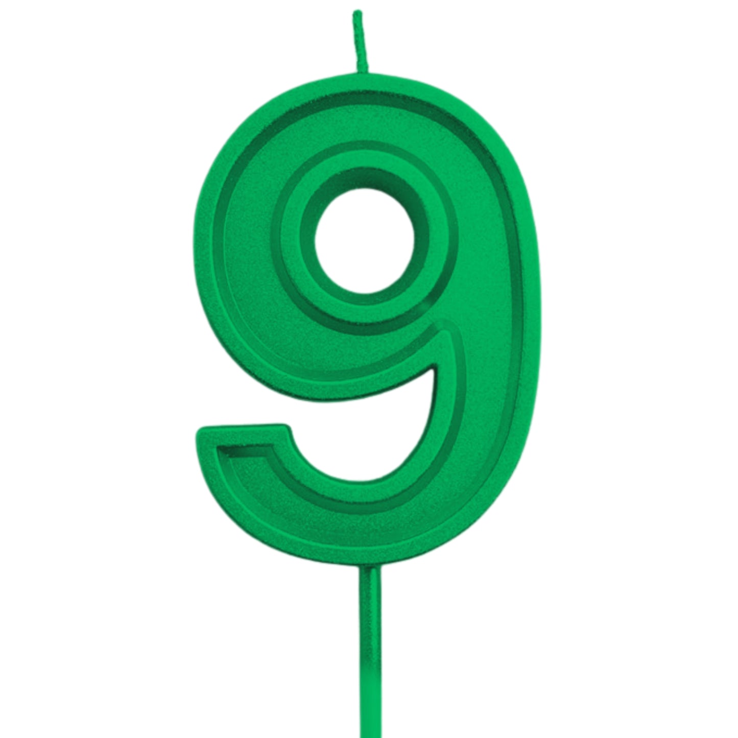 Green Number Candles – Available in All Digits for Birthdays & Celebration