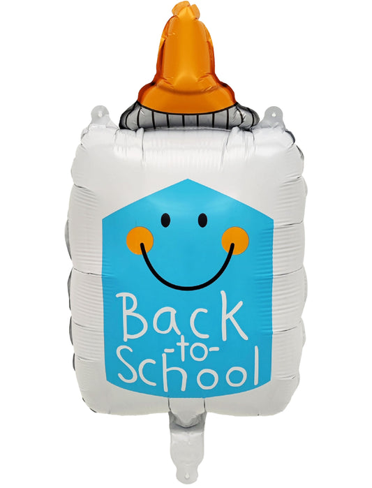 Back To School Decoration Balloon Welcome back Helium Balloon Bouquet White Orange