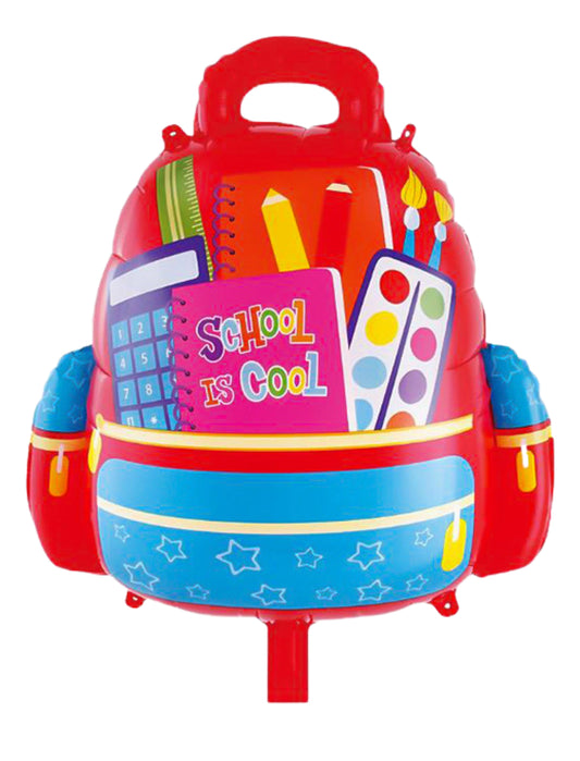 Back To School Decoration Balloon Welcome back Schoolbag Designs For Classroom Decor Helium Balloon Bouquet Red