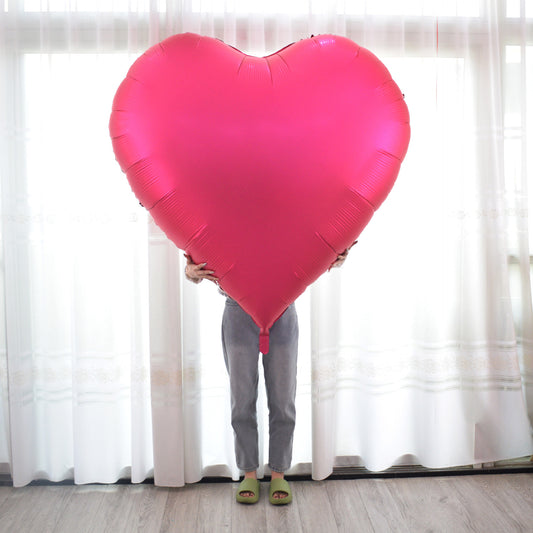 63-inches Heart Balloon Red - Perfect for Valentine's Day, Anniversary, Get Well, Proposal, Birthday Balloon