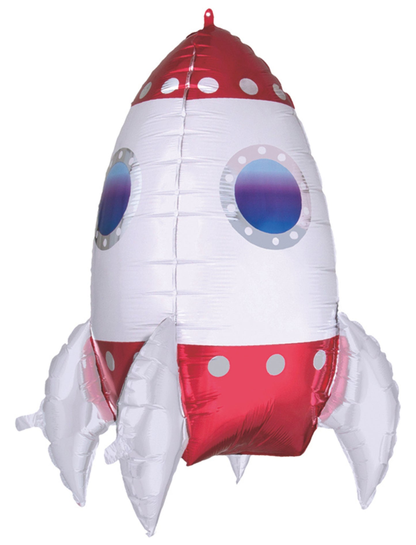 Space Ship Astronaut Galaxy Theme Balloon Happy Birthday Balloon Kids Birthday with Helium Balloon Bouquet White Red