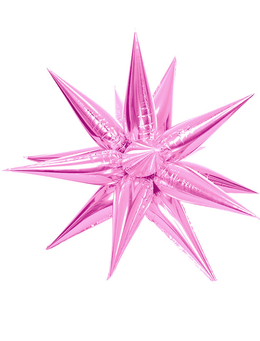 Star Foil Balloons Happy Birthday Balloon Kids Birthday with Helium Balloon Bouquet Pink