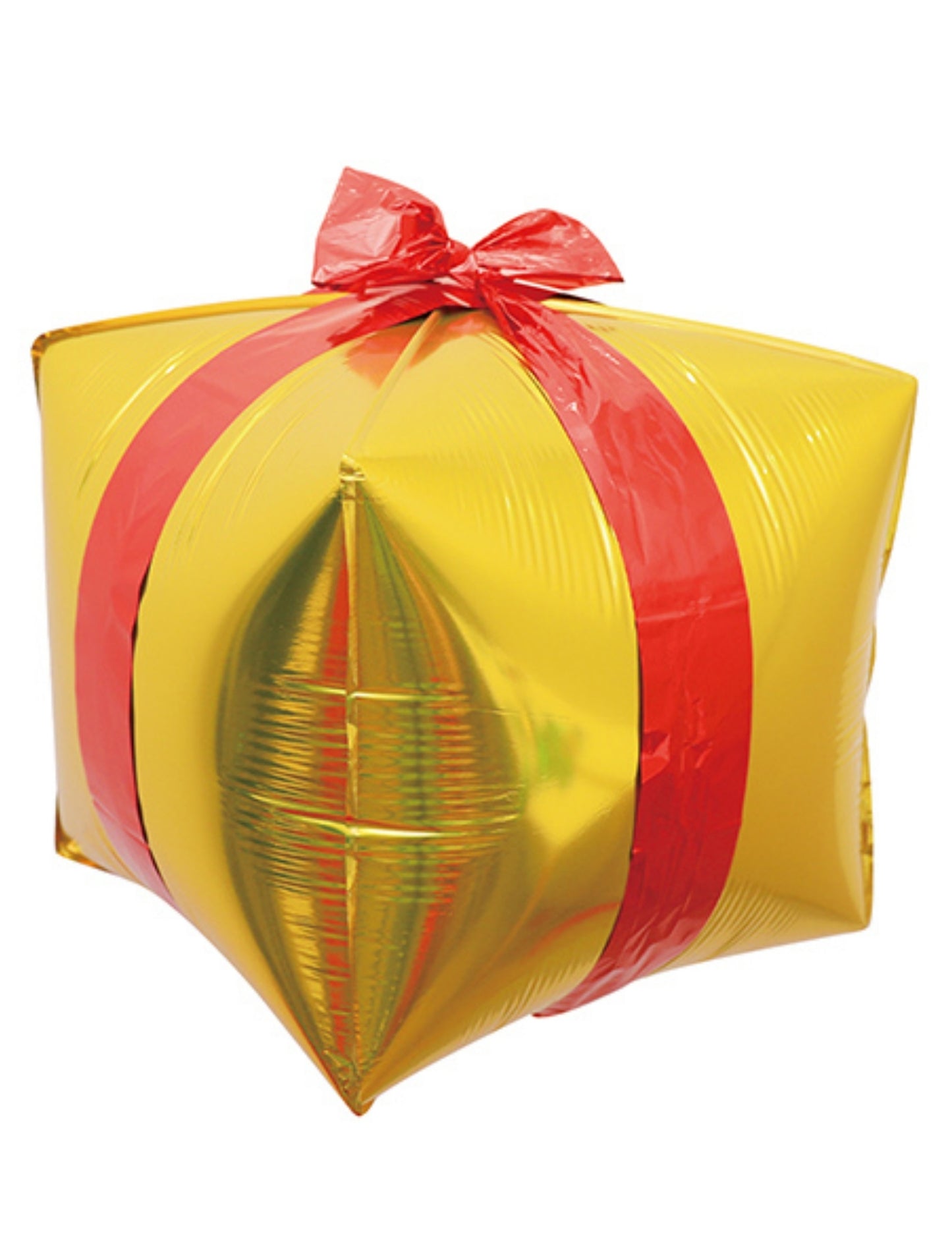 Gift Box Kids Birthday Valentine's Day Helium Balloon Bouquet Yellow Red