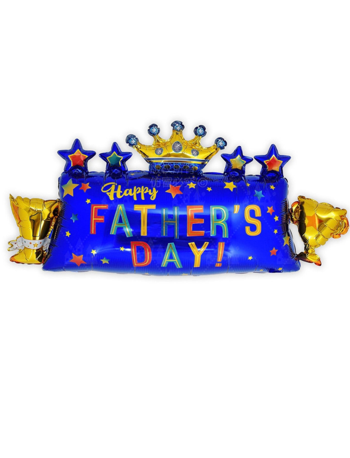 Father’s Day Blue ‘Happy Father’s Day!’ Banner Helium Balloon