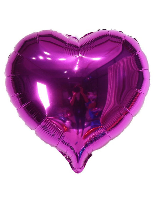 Heart Valentine's Day Anniversary Thank You Helium Balloon Bouquet Purple