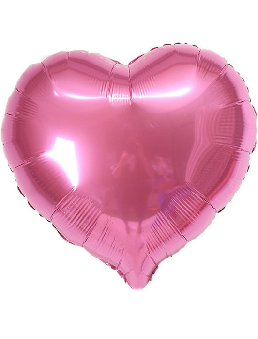 Heart Valentine's Day Anniversary Thank You Helium Balloon Bouquet Pink