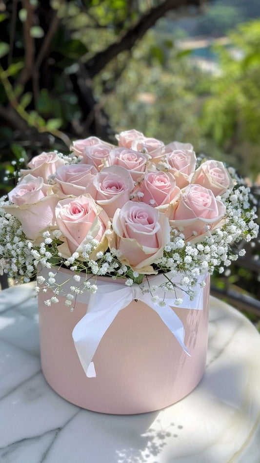 Pink Roses - Floral Fresh Bouquet