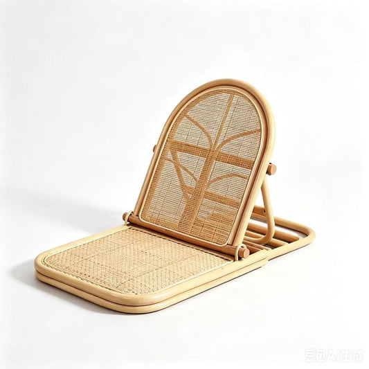 Beach Boho Rattan Reclining Floor Chair Rental - Perfect for special occasion; Proposal, Wedding, Picnic