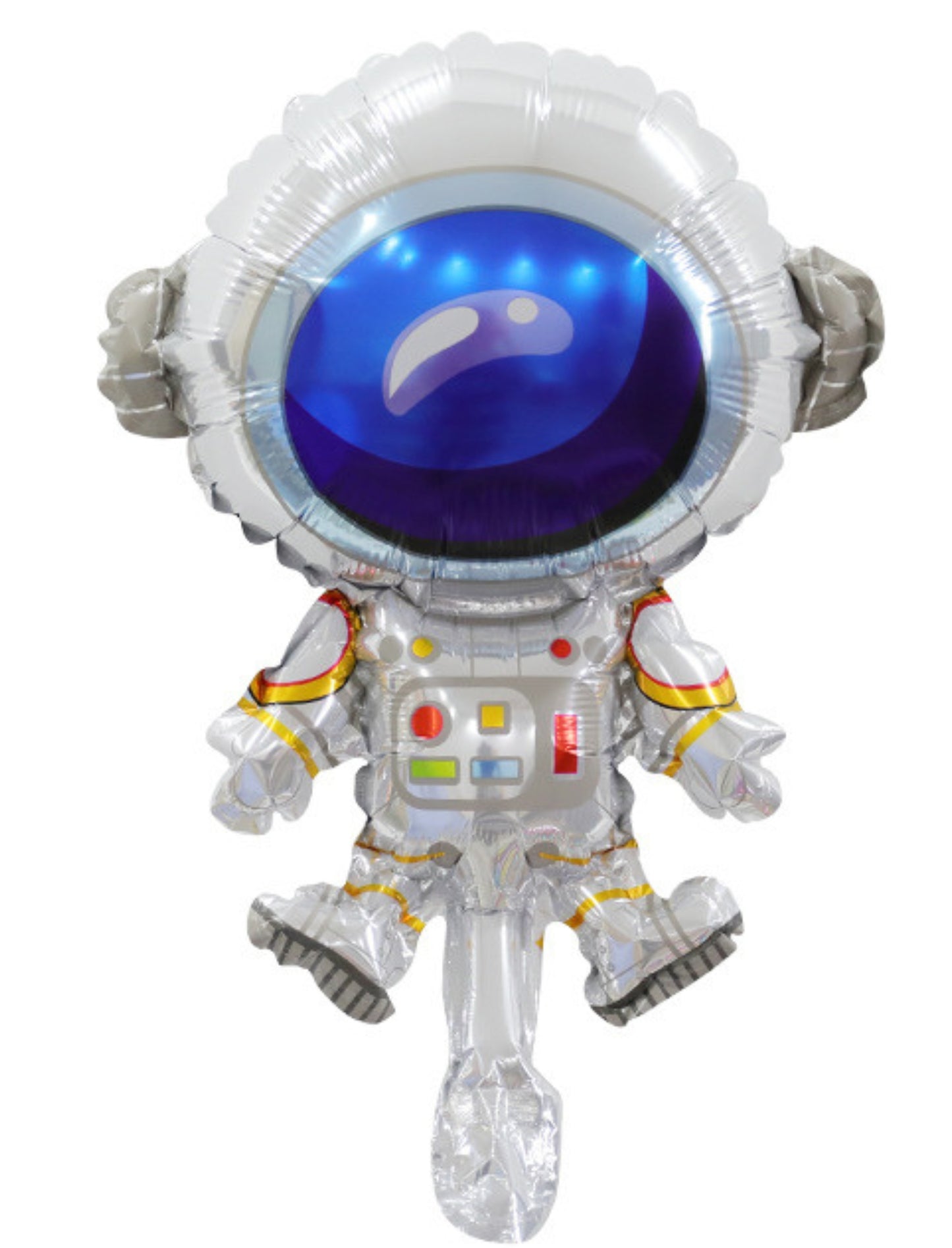 Mini Astronaut Outer Space Astronaut Balloon Bouquet White Blue