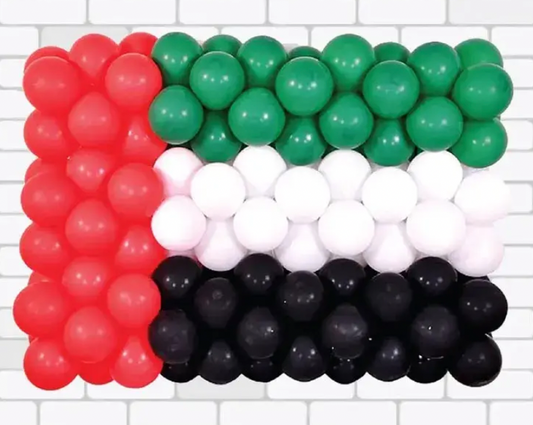 Stunning UAE Flag Balloon Design – Perfect for National Day and Patriotic Celebrations