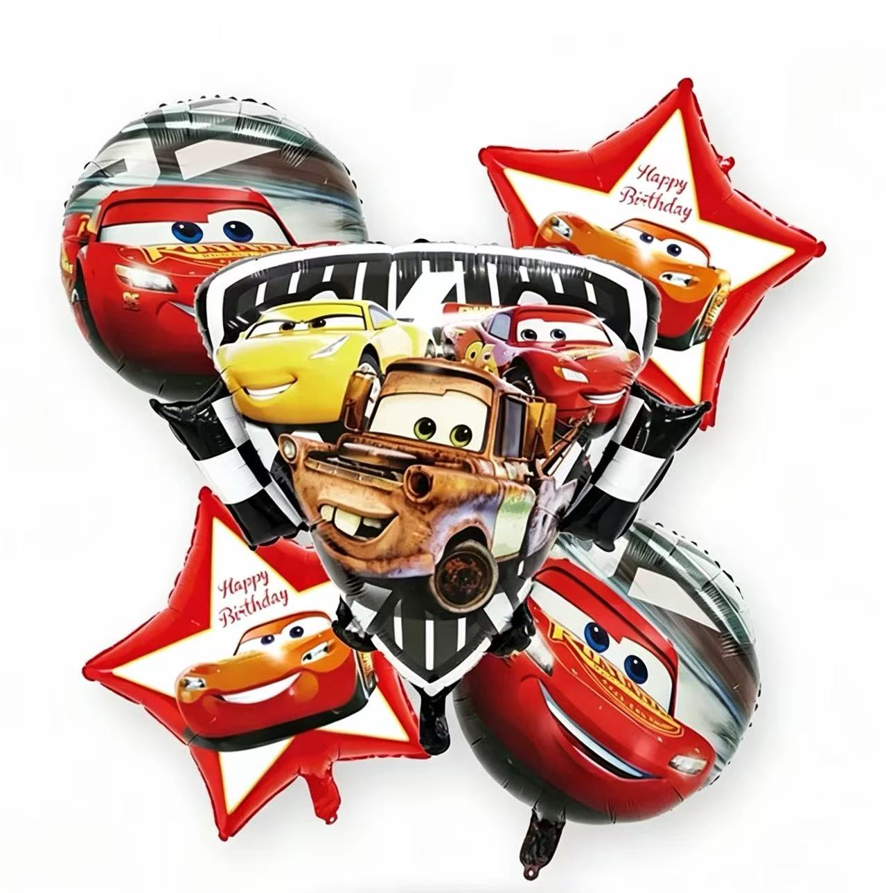 Cars-Themed Helium Set Balloons - Perfect for Kids Birthday Party Cars Lightning McQueen (Copy)
