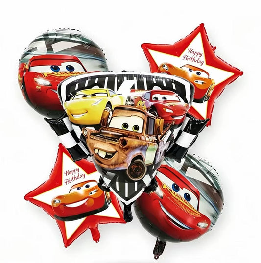 Cars-Themed Helium Set Balloons - Perfect for Kids Birthday Party Cars Lightning McQueen (Copy)