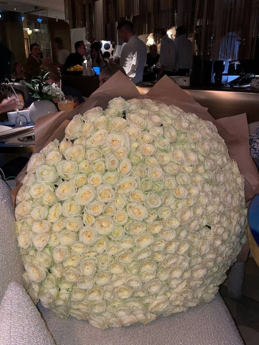 White Roses - Floral Fresh Bouquet