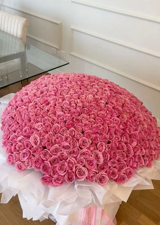 Pink Roses - Floral Fresh Bouquet
