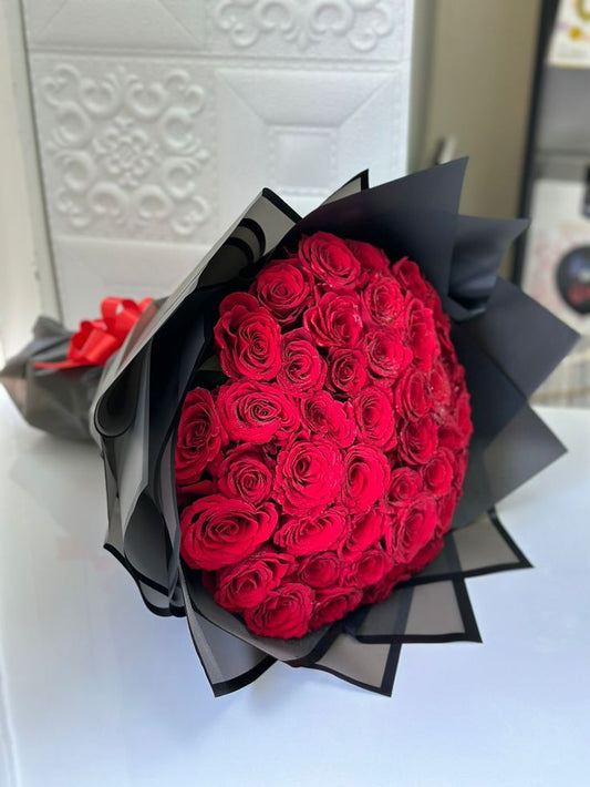 Red Roses - Floral Fresh Bouquet