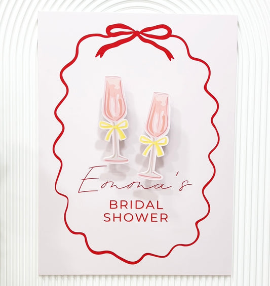 Printed Welcome Board Moving Glass with Wooden Stand – Customizable Design