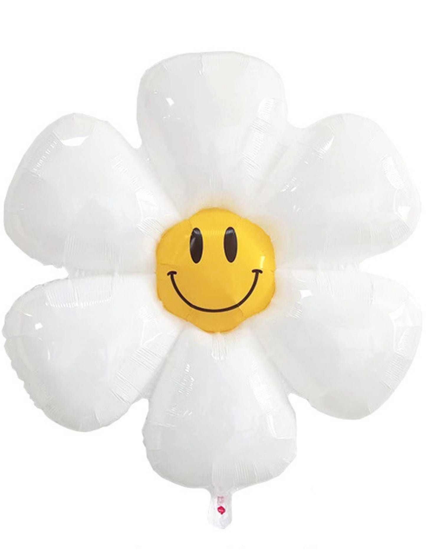 Smiling Face Daisy Flower Hawaii Kids Birthday Jungle Balloon Helium Balloon Bouquet White