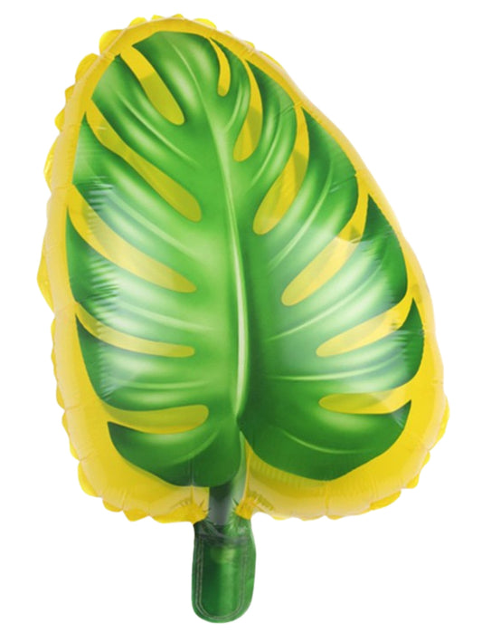 Palm Leaf Hawaii Kids Birthday Helium Balloon Bouquet Green