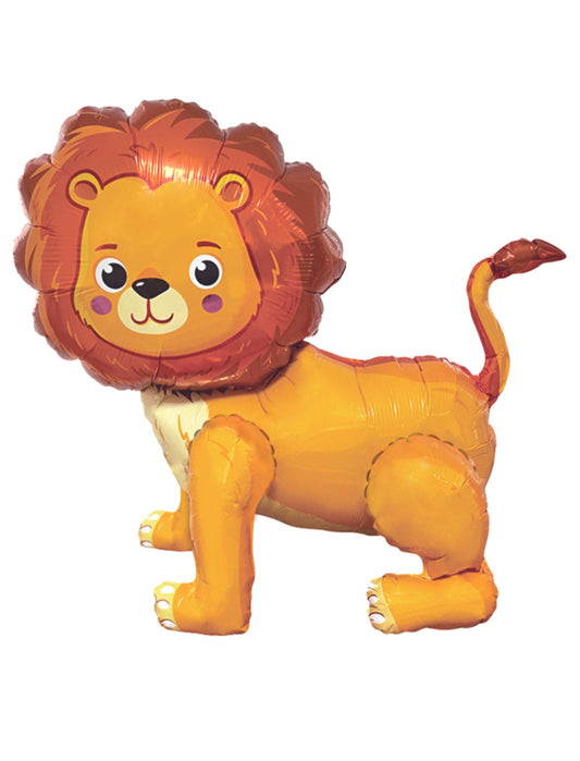 3D Lion Self Standing Non-Helium - Animal-Themed Jungle/Safari-Themed