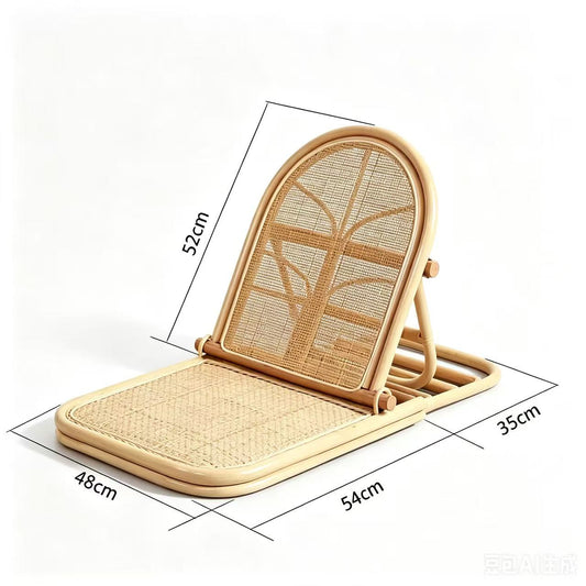Beach Boho Rattan Reclining Floor Chair Rental - Perfect for special occasion; Proposal, Wedding, Picnic