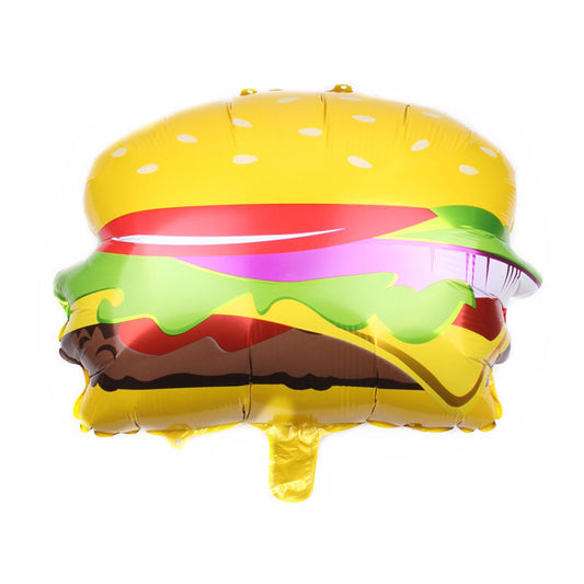 Burger Helium Balloon - Fun & Delicious Party Decoration