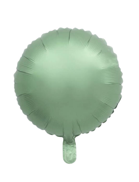 Circle Kids Birthday Happy Birthday Balloon Helium Balloon Bouquet Matte Green