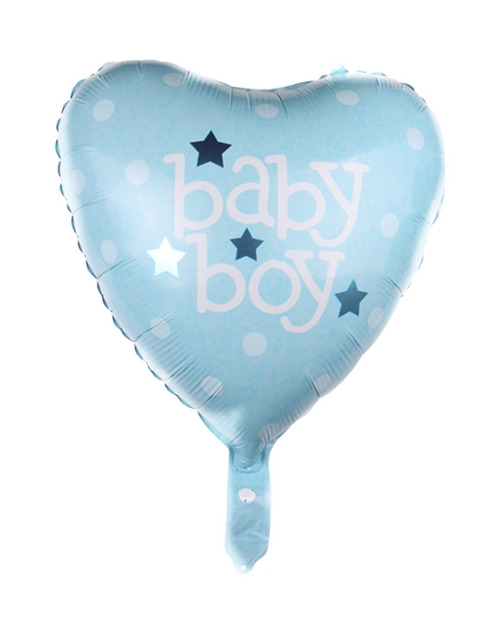 Heart Baby Boy New Baby Gender Reveal Helium Balloon Bouquet Blue