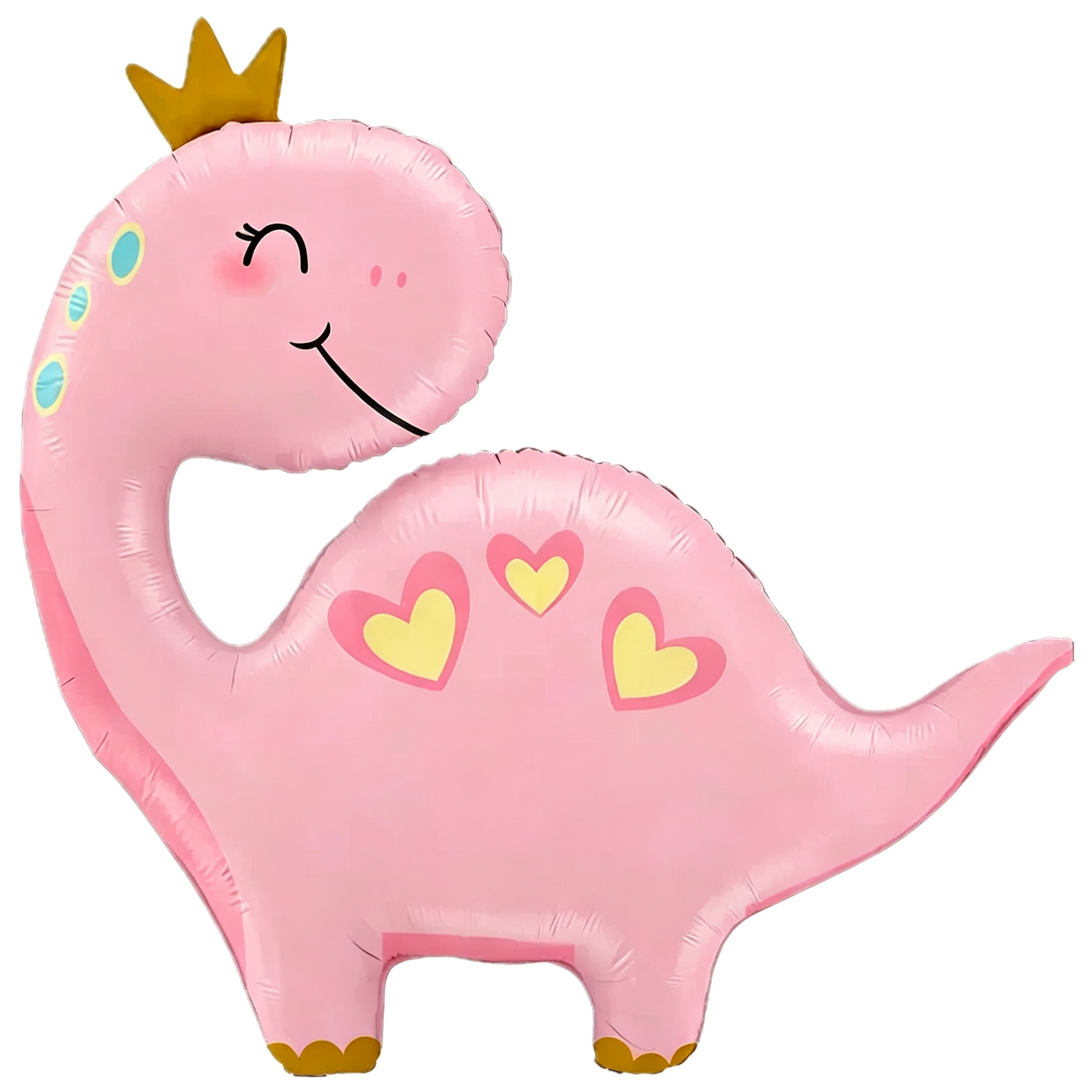 Pink Dinosaur Helium Balloon - Perfect for Kids Birthday Celebration, Dino Theme