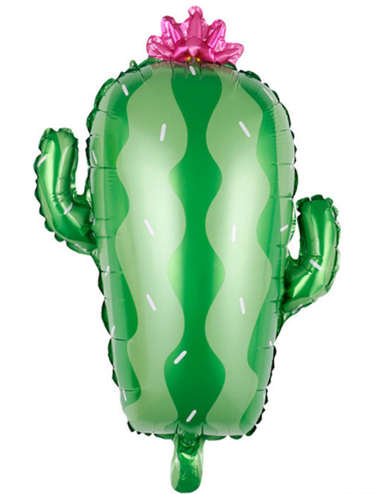 Cactus Hawaii Kids Birthday Helium Balloon Bouquet Green