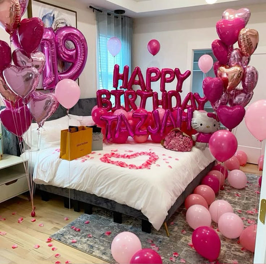 Balloon & Banner Bash - Perfect for Birthday Celebration!