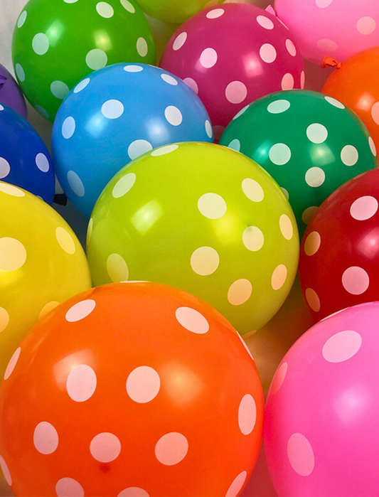 Polka Dot Latex Balloons – Perfect for any Celebration