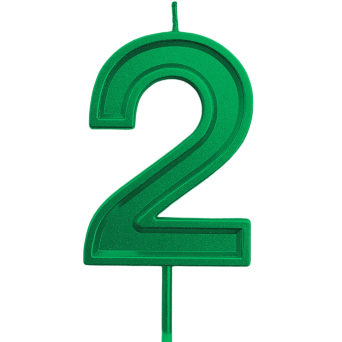 Green Number Candles – Available in All Digits for Birthdays & Celebration