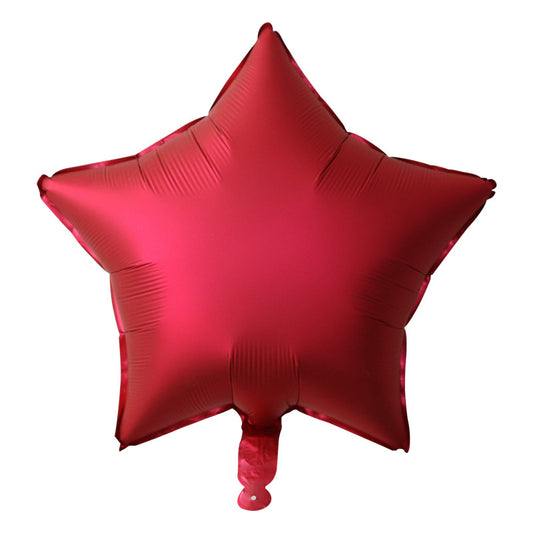 Matte Red Star Helium Balloon - Perfect for any Celebration!