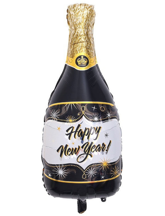 'Happy New Year' Bottle - New Year's Eve Helium Balloon