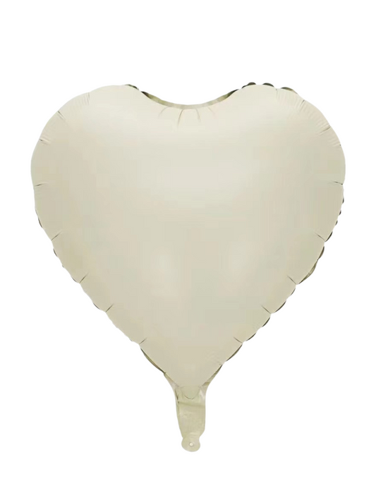 Heart Valentine's Day Anniversary Thank You Happy Birthday Balloon Kids Birthday Helium Balloon Bouquet Matte White