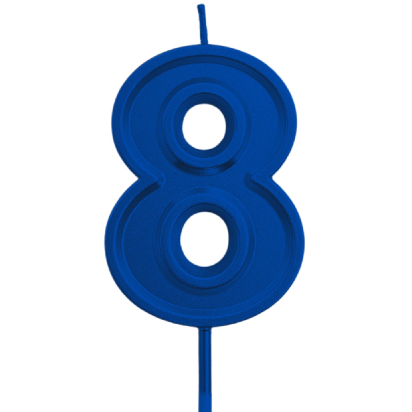 Blue Number Candles – Available in All Digits for Birthdays & Celebrations