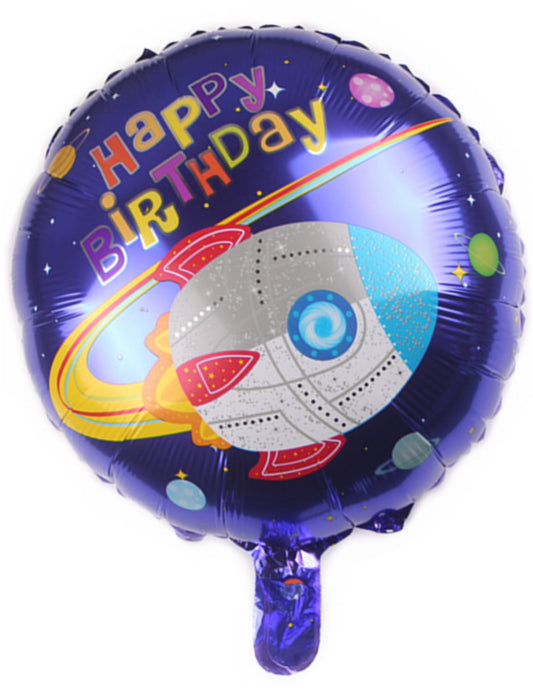 Happy Birthday Astronaut Rocket Outer Space Astronaut Balloon Helium Balloon Bouquet