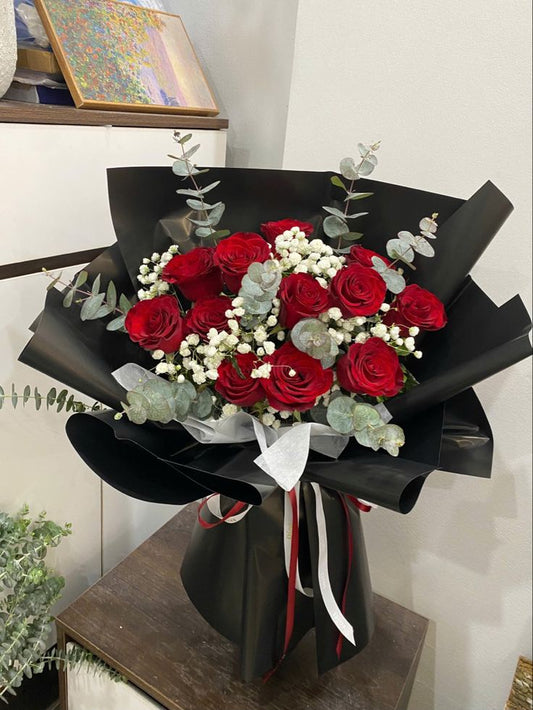 Red Roses - Floral Fresh Bouquet