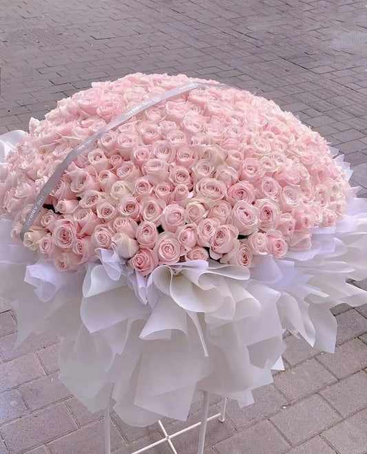 Pink Roses - Floral Fresh Bouquet