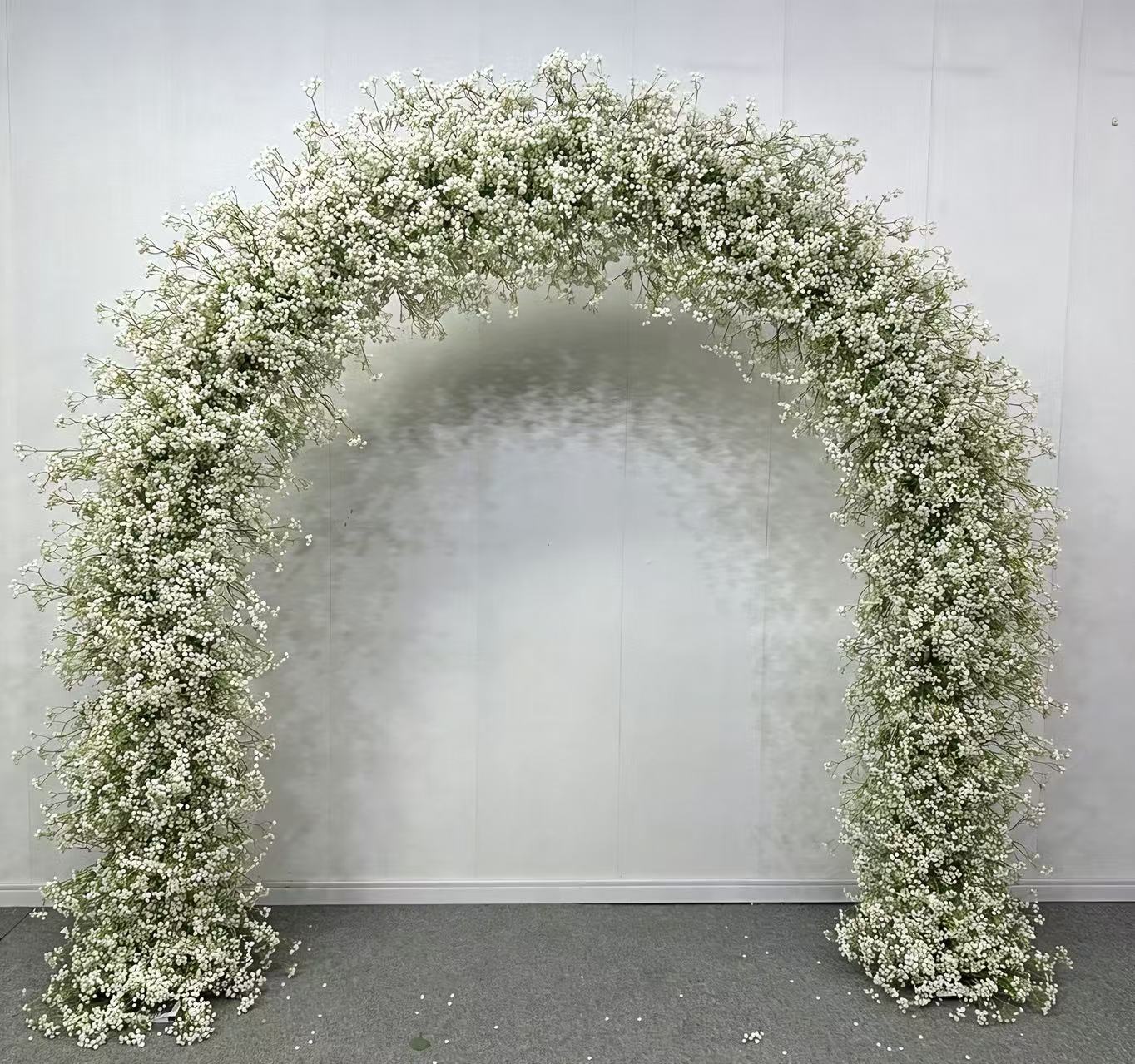 White flower Arch Shaped Flower Arch 2.4m*2.4m Rental