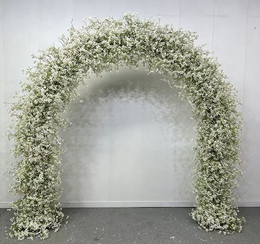 White flower Arch Shaped Flower Arch 2.4m*2.4m Rental