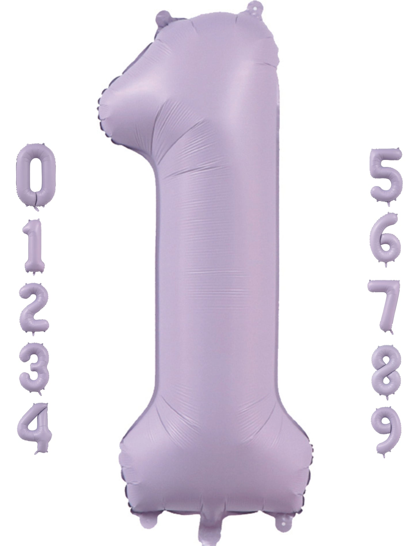 40-inch Number Balloon 0-9  Kids Birthday Helium Balloon Bouquet Purple