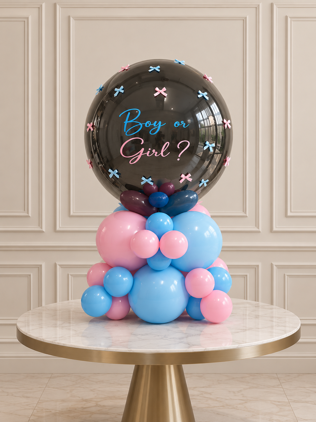 Popping Gender Reveal Balloon - Customizable Design