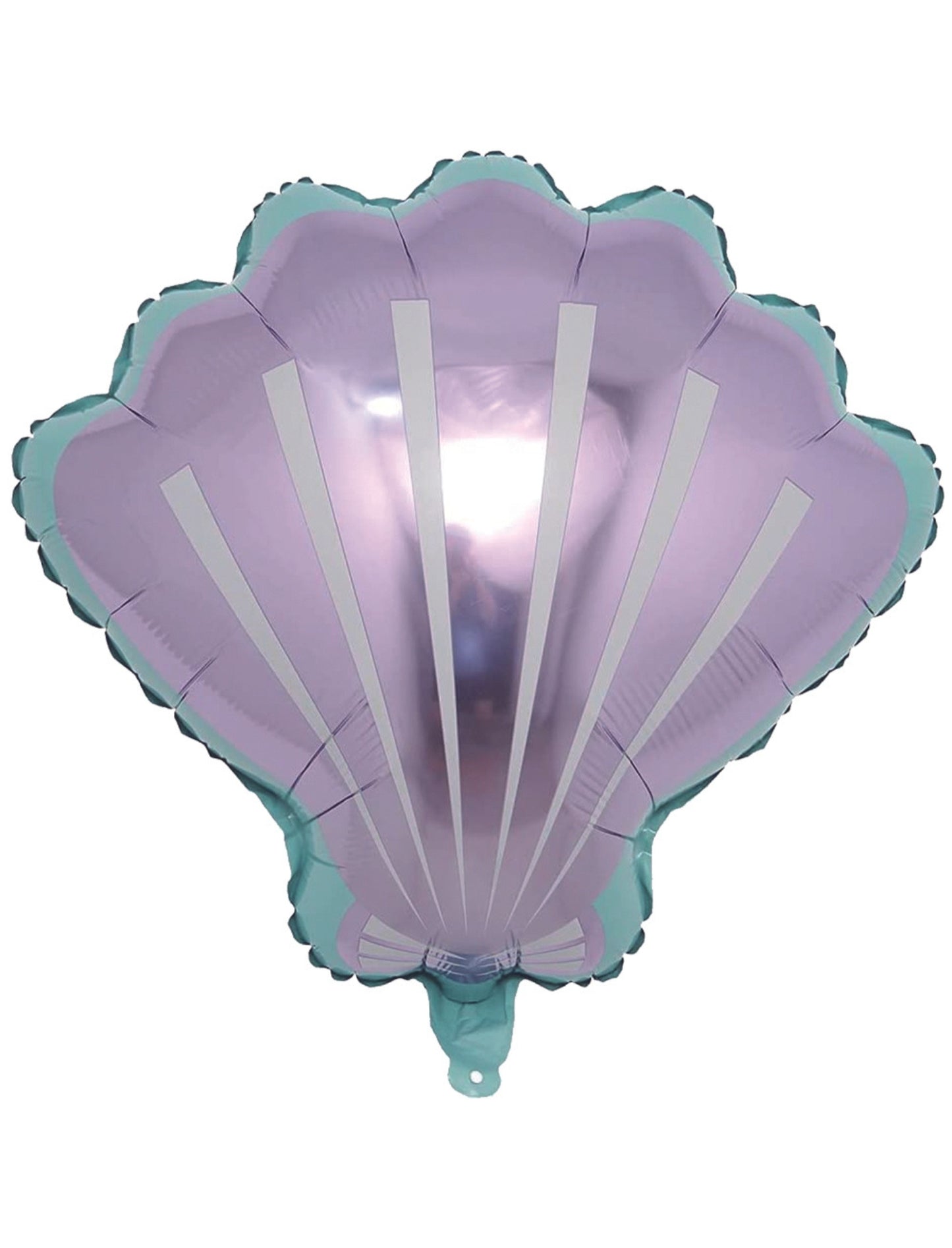 Seashell Mermaid Kids Birthday Helium Balloon Bouquet Purple