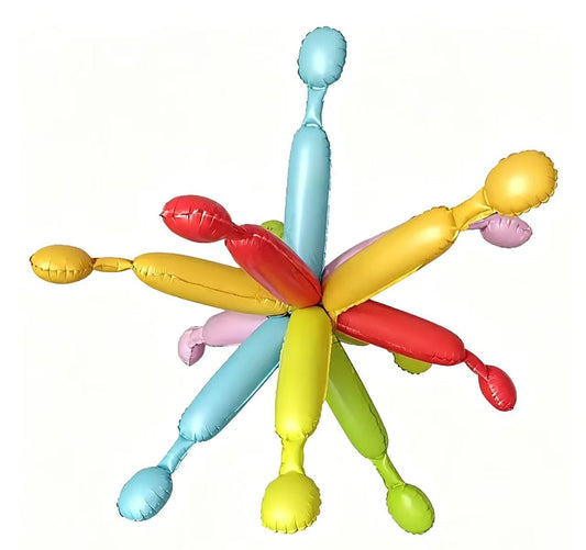 12pcs Fireworks Non-Helium Foil Balloon - Perfect for any celebrations
