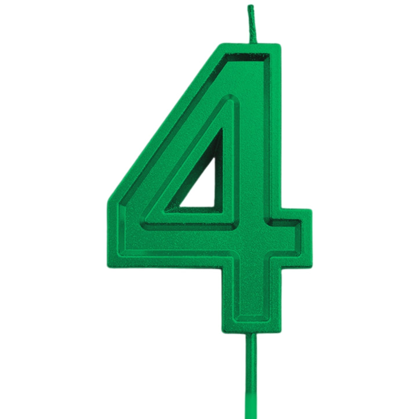 Green Number Candles – Available in All Digits for Birthdays & Celebration