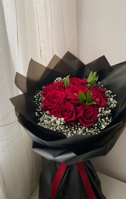 Red Roses - Floral Fresh Bouquet