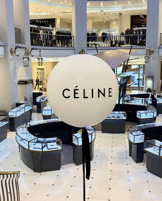 Balloon White 36-inches with Customize Sticker - Corporate Event, Grand Opening, Company Event Perfect for special occasion!
