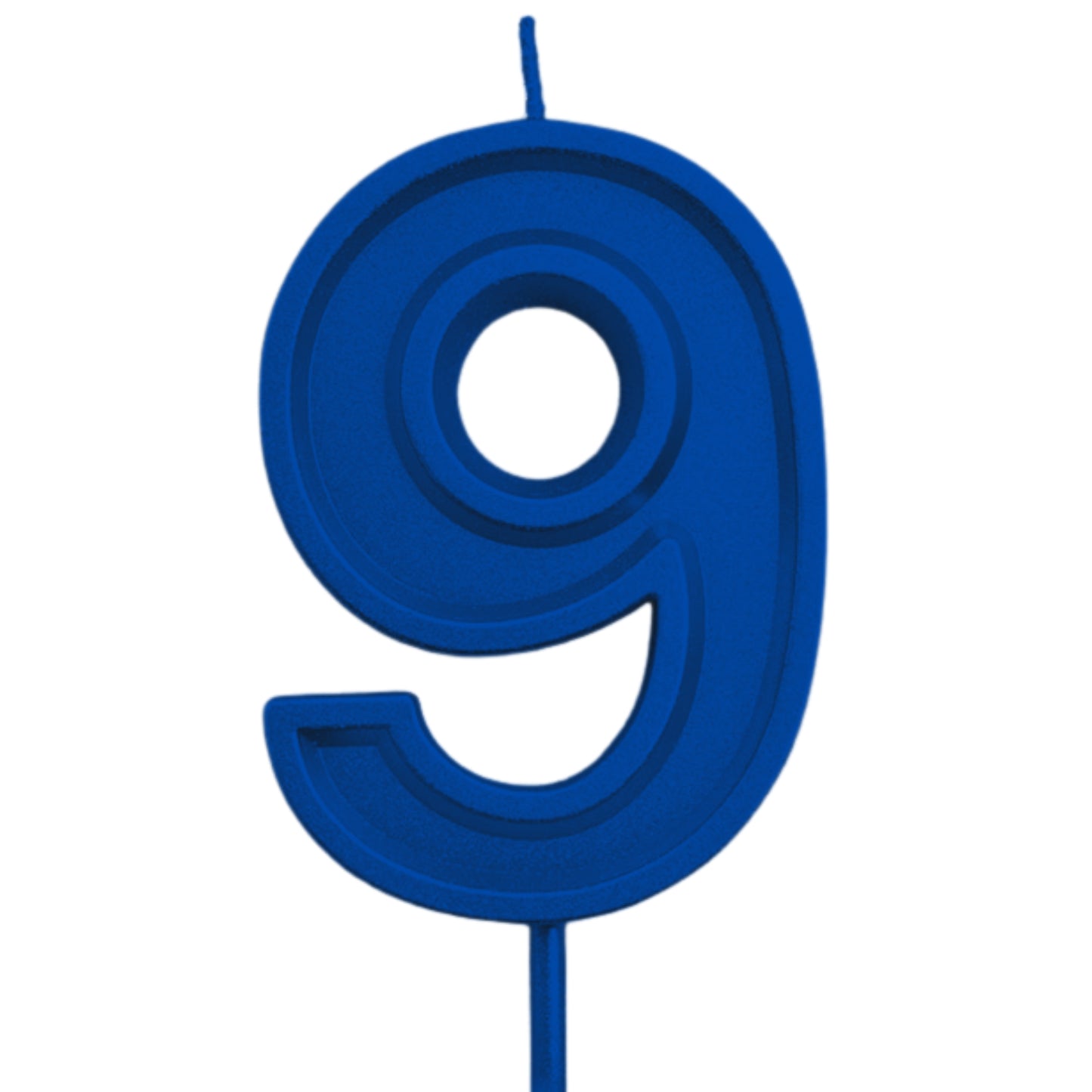 Blue Number Candles – Available in All Digits for Birthdays & Celebrations